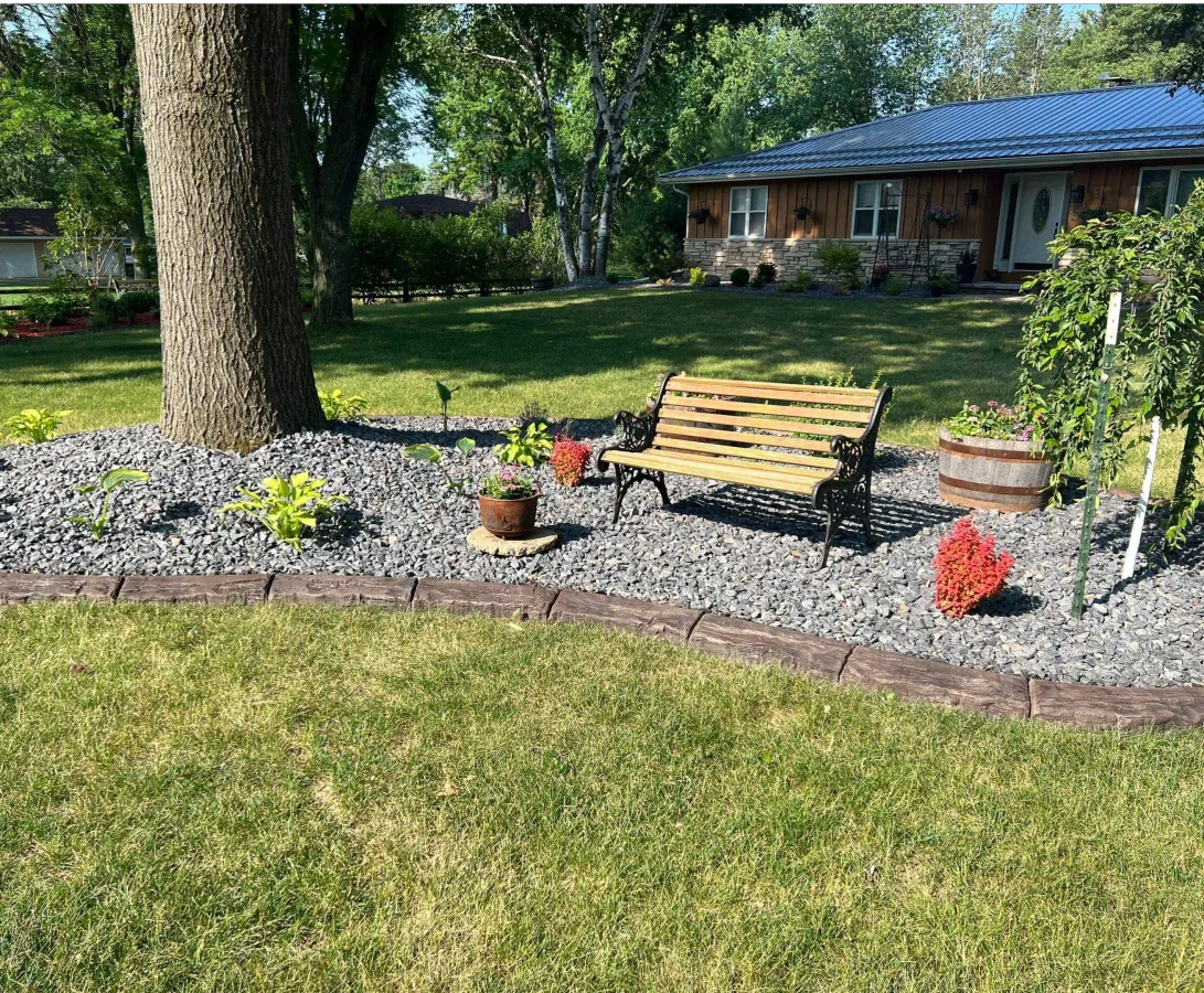 Professional concrete landscape curbing by Curb Daddy Customs